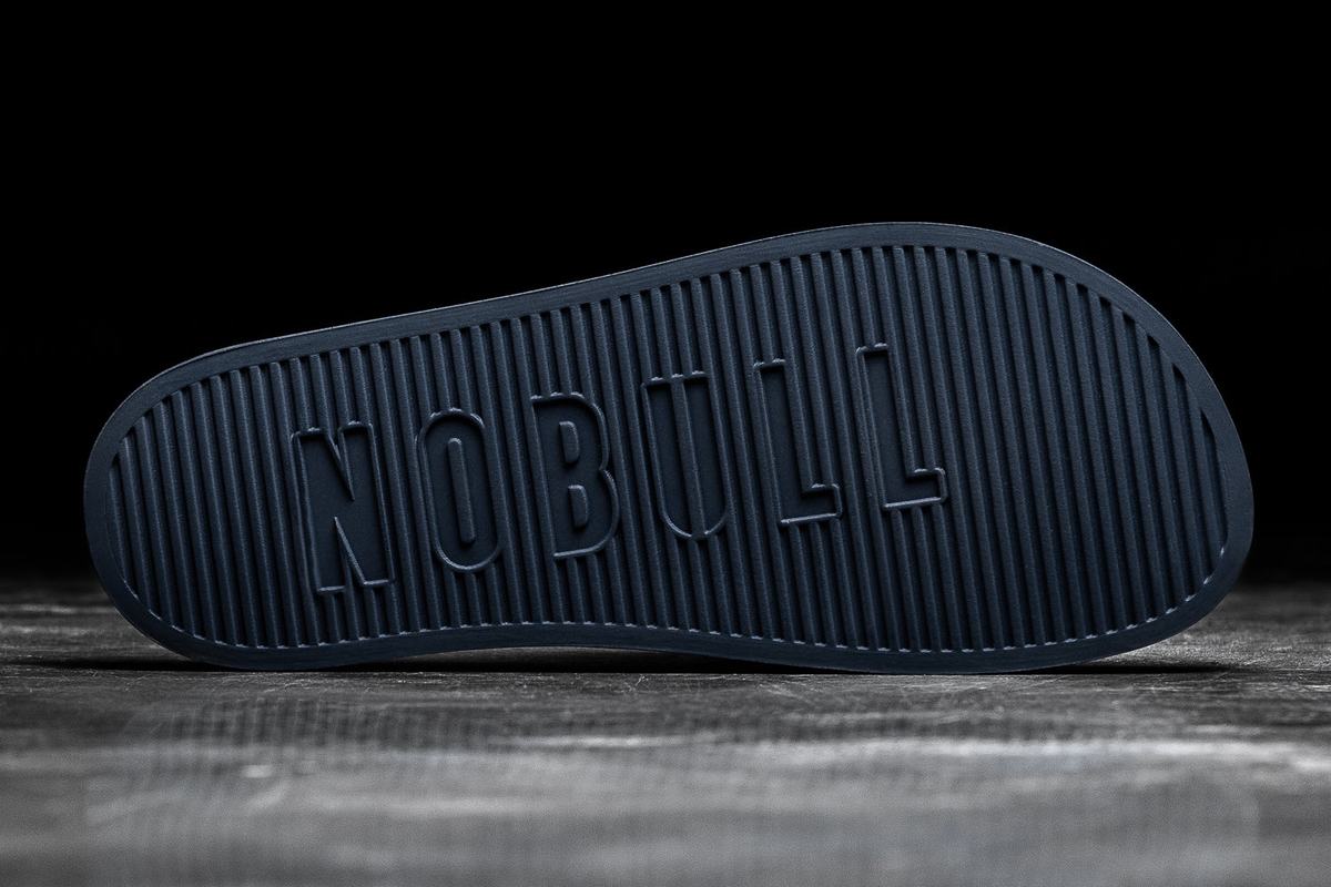 Nobull Men's Slides Navy | Australia (DL3847)